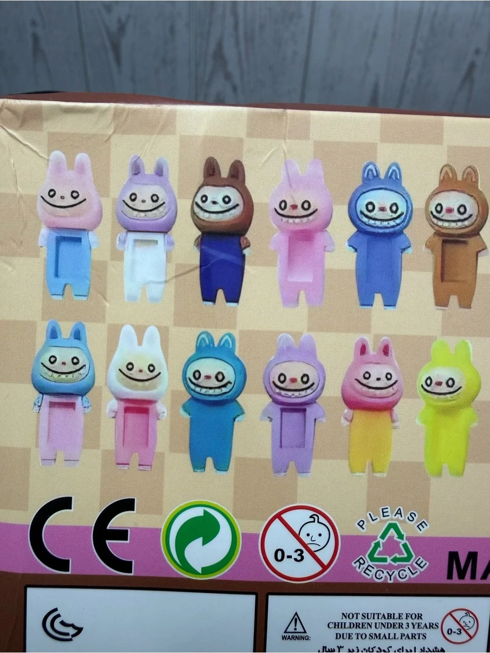One Single Labubu Decorative Minifigures Blind Box Series
